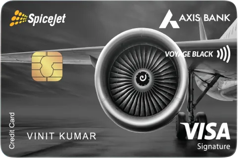 Axis SpiceJet Voyage Black Credit Card